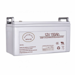 Batería 150Ah Gel Sunshine, 12V, diseñada para sistemas solares, respaldo energético y