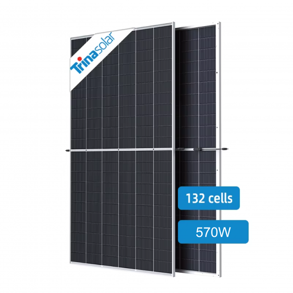 Panel Solar 570W Trina Bifacial - La tienda Online de Energía Solar