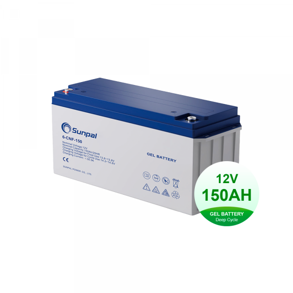 Batería de Gel 150Ah 12V Sunpal para energía solar