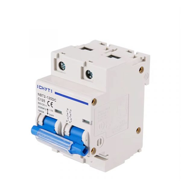 Interruptor DC 2P 125A para sistemas fotovoltaicos hasta 600VDC