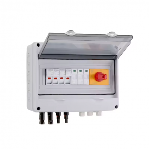 Combiner box 2 en 1 hasta 1000VDC con protección IP65 para sistemas solares