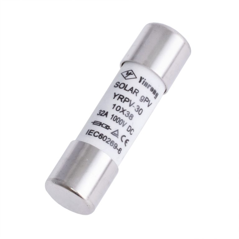 Fusible 32A DC 10X38MM para sistemas solares.