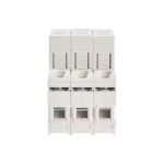 Protección contra sobretensiones 3P para sistemas solares DC 1000VDC 20kA-40kA, protegiendo tus paneles e inversores de picos de voltaje.
