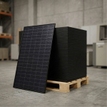 Panel Solar 450W Sunpal Bifacial Total Black con marco de aluminio negro