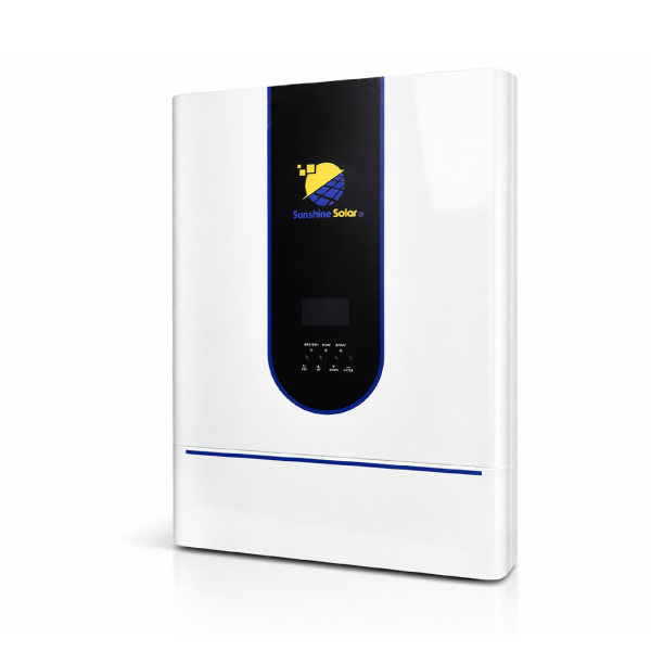 Inversor Sunshine 48V 6000W de baja frecuencia con MPPT 120A para sistemas solares.